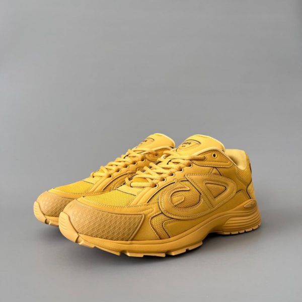 repliche,replica,perfette,siti di,affidabili,migliori siti,dove comprare,1:1,scarpe da ginnastica Scarpe casual basse con punta tonda e lacci STONE ISLAND x DIOR in giallo (KJ1W1)