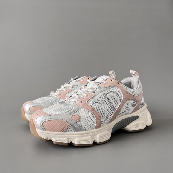 repliche,replica,perfette,siti di,affidabili,migliori siti,dove comprare,1:1,scarpe da ginnastica Scarpe da corsa basse con punta arrotondata e lacci DIOR Chrono, logo CD, rosa, da donna (HT8UJ)