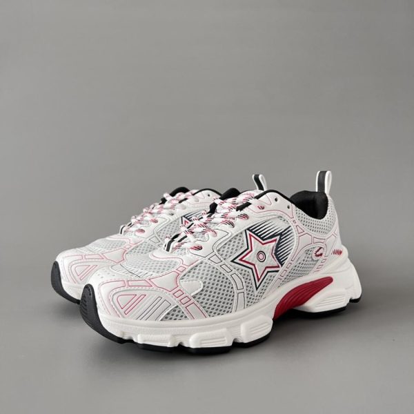 repliche,replica,perfette,siti di,affidabili,migliori siti,dove comprare,1:1,scarpe da ginnastica Scarpe da corsa basse con punta arrotondata e lacci DIOR Chrono, da donna, bianche e rosse (4 (V5ZMW))