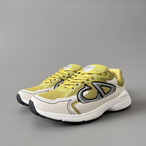 repliche,replica,perfette,siti di,affidabili,migliori siti,dove comprare,1:1,scarpe da ginnastica Scarpe sportive basse DIOR B30, bianche e gialle, stile coppia (4VHN5)