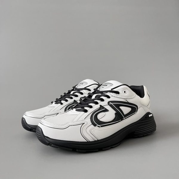 repliche,replica,perfette,siti di,affidabili,migliori siti,dove comprare,1:1,scarpe da ginnastica Scarpe sportive basse DIOR B30, bianche e nere, stile coppia (BX8EI)