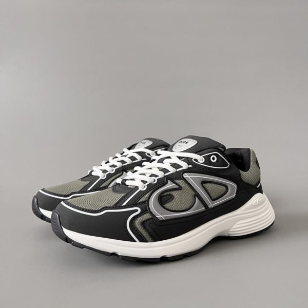 repliche,replica,perfette,siti di,affidabili,migliori siti,dove comprare,1:1,scarpe da ginnastica Scarpe sportive basse DIOR B30, nere e verdi, stile coppia (Z0KH0)
