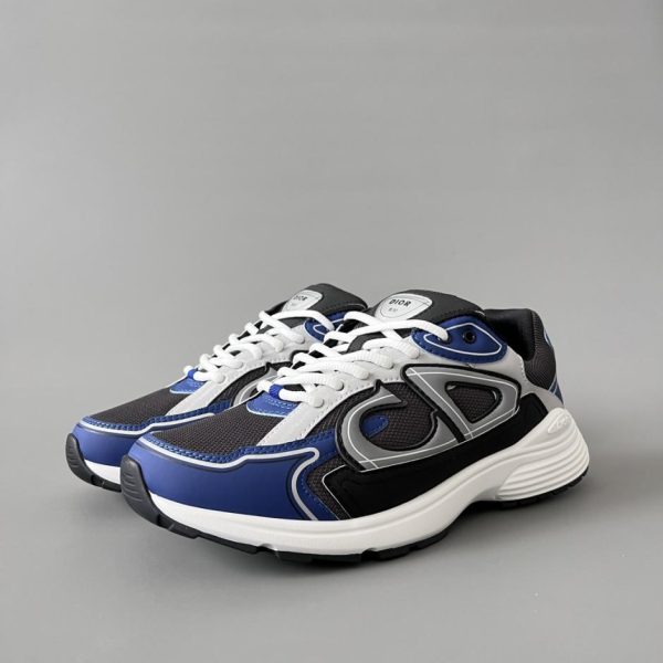 repliche,replica,perfette,siti di,affidabili,migliori siti,dove comprare,1:1,scarpe da ginnastica Scarpe sportive basse DIOR B30, nere e blu, stile coppia (X66C4)
