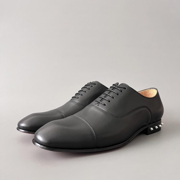 repliche,replica,perfette,siti di,affidabili,migliori siti,dove comprare,1:1,scarpe da ginnastica Scarpe casual in pelle da uomo Christian Louboutin Greggo, nere (2GJHB)