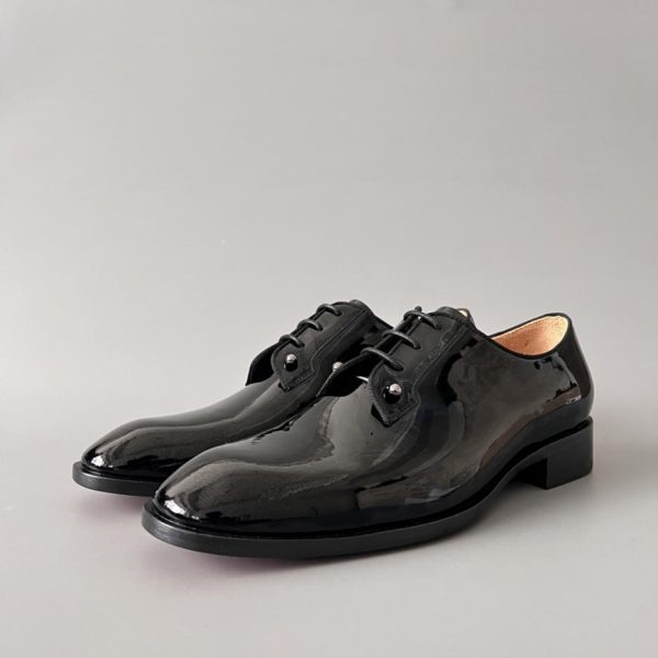 repliche,replica,perfette,siti di,affidabili,migliori siti,dove comprare,1:1,scarpe da ginnastica Scarpe casual in pelle da uomo Christian Louboutin Greggo, nere (4SMIS)