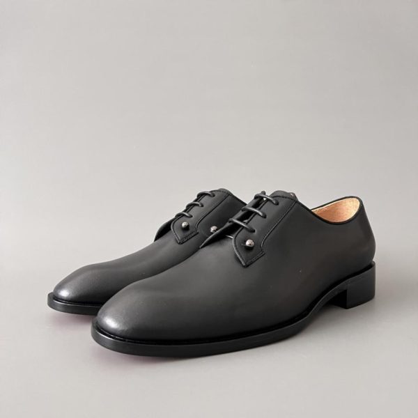 repliche,replica,perfette,siti di,affidabili,migliori siti,dove comprare,1:1,scarpe da ginnastica Scarpe casual da uomo in pelle Christian Louboutin Greggo, nere (UHBUS)