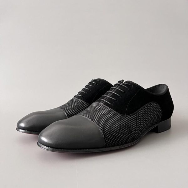 repliche,replica,perfette,siti di,affidabili,migliori siti,dove comprare,1:1,scarpe da ginnastica Scarpe casual da uomo in pelle Christian Louboutin Greggo, nere ((717DH))