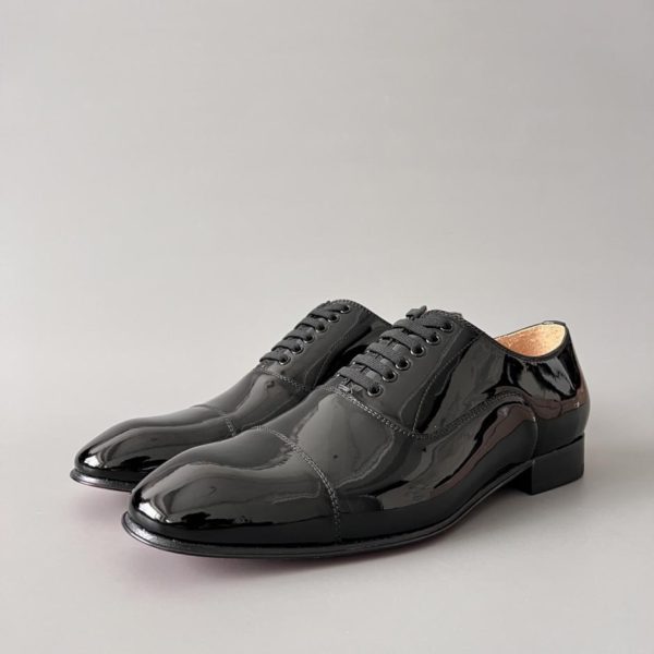 repliche,replica,perfette,siti di,affidabili,migliori siti,dove comprare,1:1,scarpe da ginnastica Scarpe casual stringate in pelle da uomo Christian Louboutin Greggo, nere (6MJXF)