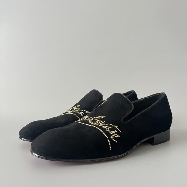 repliche,replica,perfette,siti di,affidabili,migliori siti,dove comprare,1:1,scarpe da ginnastica Christian Louboutin Greggo Fashion, scarpe casual da uomo in pelle con diamanti dorati (50507)