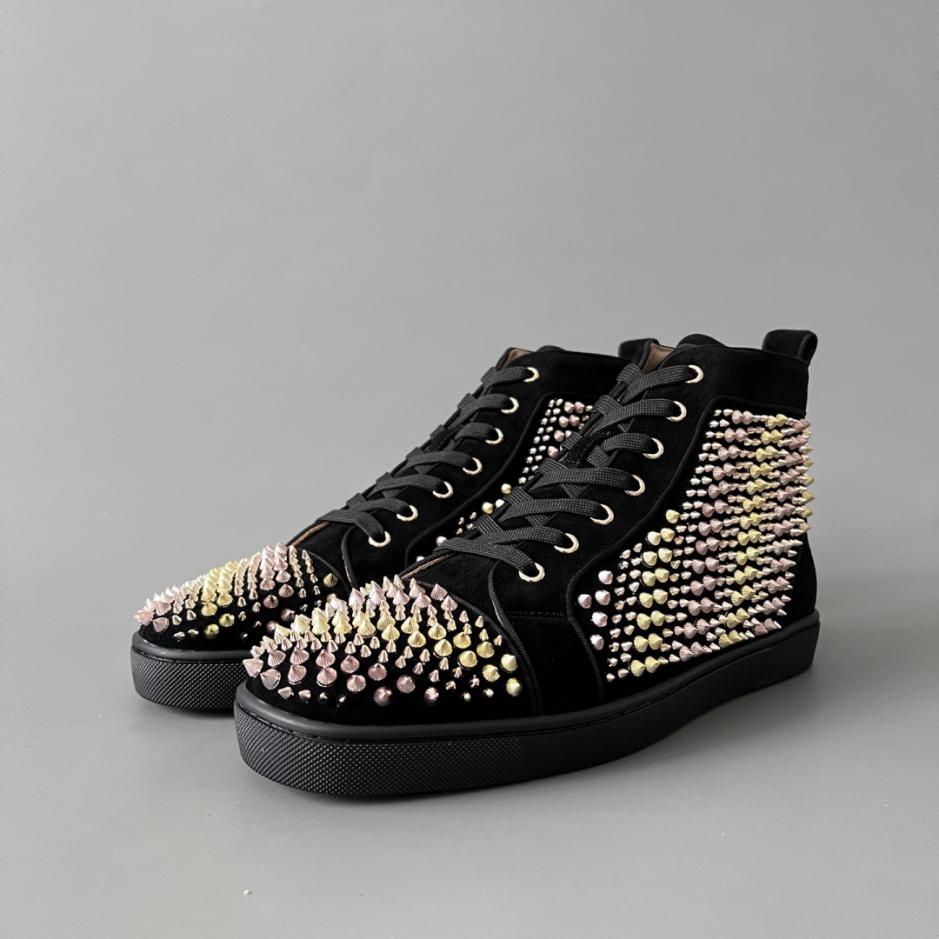 repliche,replica,perfette,siti di,affidabili,migliori siti,dove comprare,1:1,scarpe da ginnastica Sneakers alte Christian Louboutin Lou Spikes con borchie colorate (8GS1G) repliche,replica,perfette,siti di,affidabili,migliori siti,dove comprare,1:1,scarpe da ginnastica Sneakers alte Christian Louboutin Lou Spikes con borchie colorate (8GS1G)