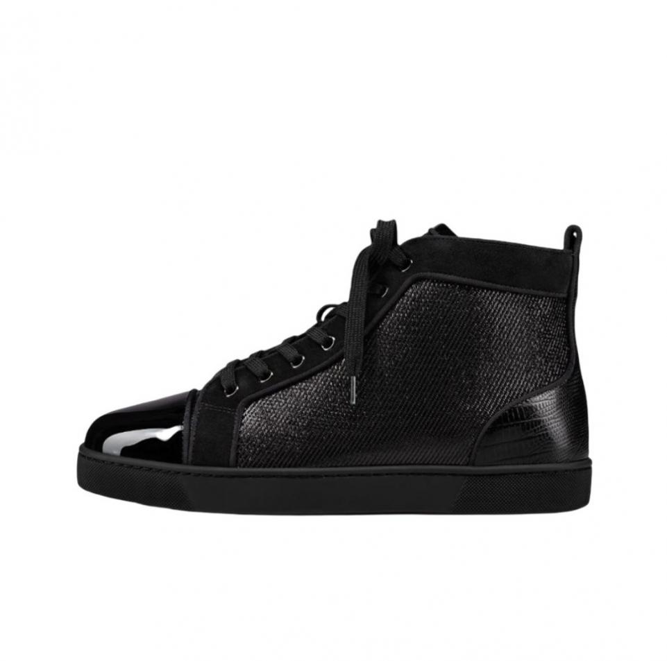 repliche,replica,perfette,siti di,affidabili,migliori siti,dove comprare,1:1,scarpe da ginnastica Sneakers alte Christian Louboutin Lou Spikes, tutte nere (06IE7) repliche,replica,perfette,siti di,affidabili,migliori siti,dove comprare,1:1,scarpe da ginnastica Sneakers alte Christian Louboutin Lou Spikes, tutte nere (06IE7)