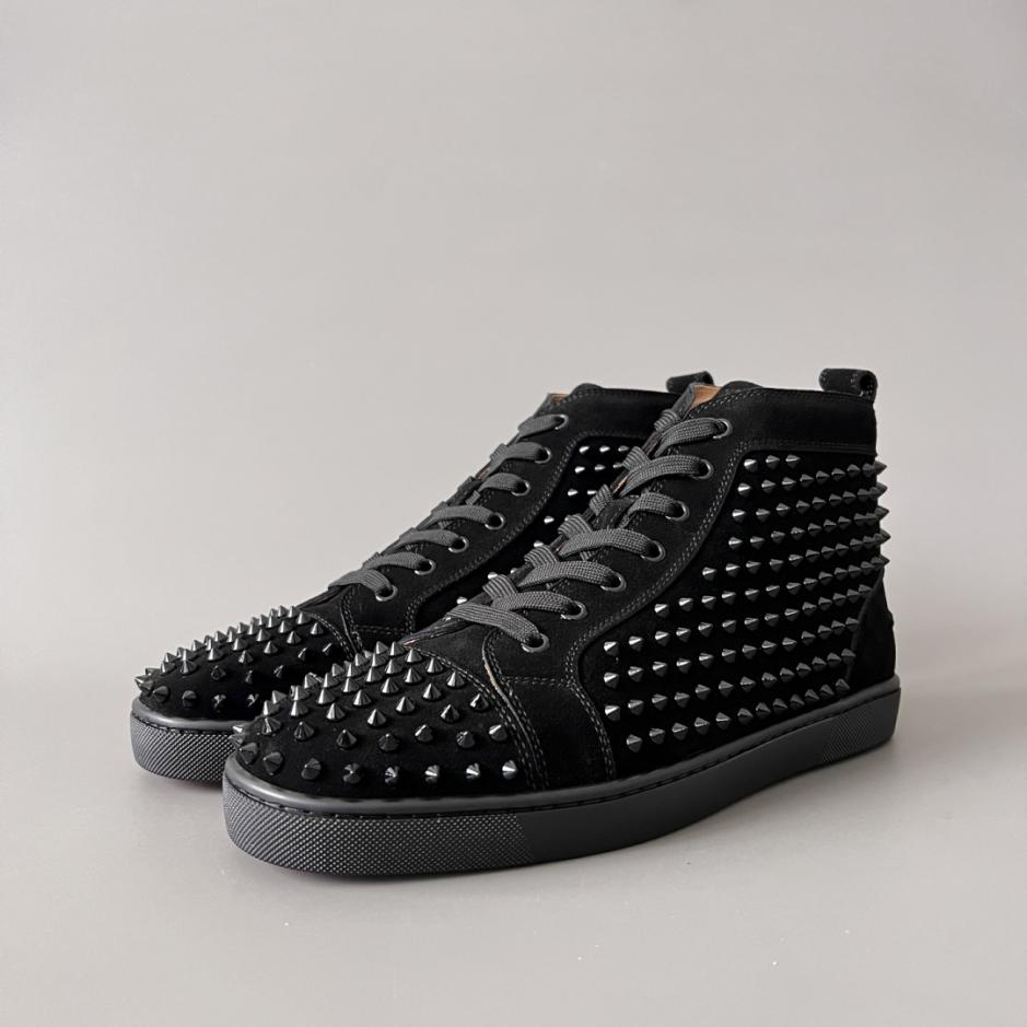repliche,replica,perfette,siti di,affidabili,migliori siti,dove comprare,1:1,scarpe da ginnastica Sneakers alte Christian Louboutin Lou Spikes, tutte nere con borchie (BJXCS) repliche,replica,perfette,siti di,affidabili,migliori siti,dove comprare,1:1,scarpe da ginnastica Sneakers alte Christian Louboutin Lou Spikes, tutte nere con borchie (BJXCS)