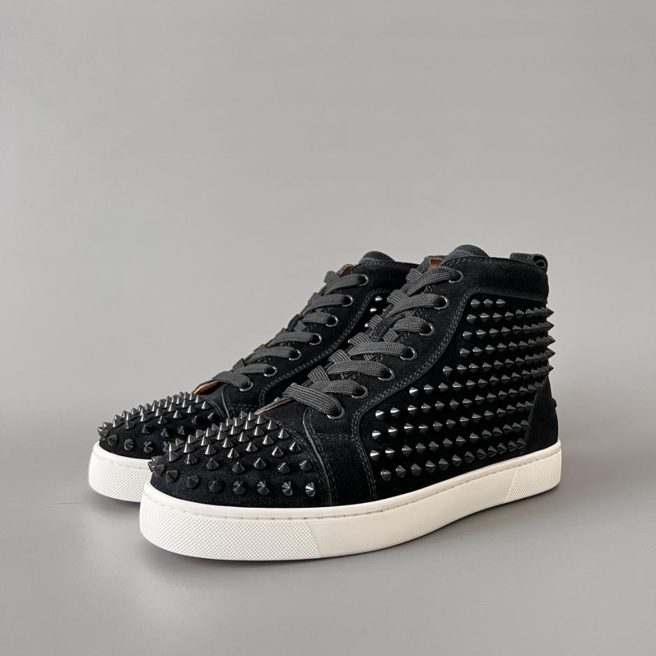 repliche,replica,perfette,siti di,affidabili,migliori siti,dove comprare,1:1,scarpe da ginnastica Sneakers alte Christian Louboutin Lou Spikes, tutte nere con borchie (IA916) repliche,replica,perfette,siti di,affidabili,migliori siti,dove comprare,1:1,scarpe da ginnastica Sneakers alte Christian Louboutin Lou Spikes, tutte nere con borchie (IA916)