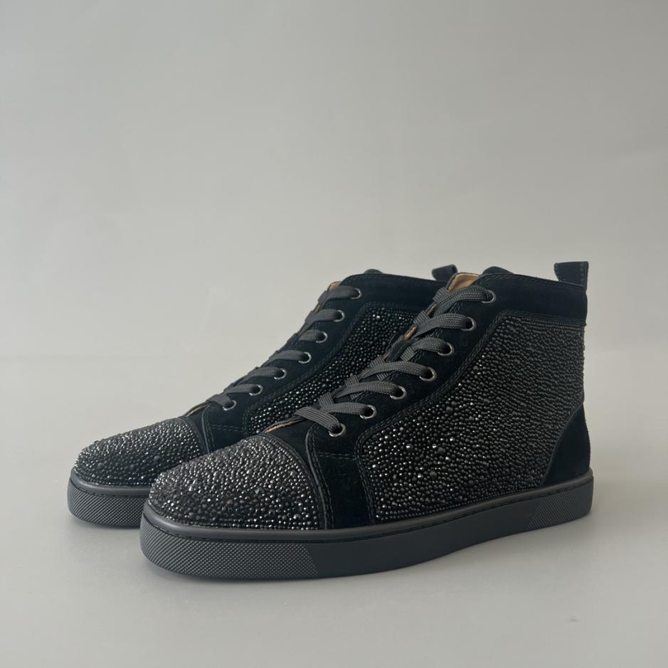 repliche,replica,perfette,siti di,affidabili,migliori siti,dove comprare,1:1,scarpe da ginnastica Sneakers alte Christian Louboutin Lou Spikes, nere con strass (RQ5XS) repliche,replica,perfette,siti di,affidabili,migliori siti,dove comprare,1:1,scarpe da ginnastica Sneakers alte Christian Louboutin Lou Spikes, nere con strass (RQ5XS)