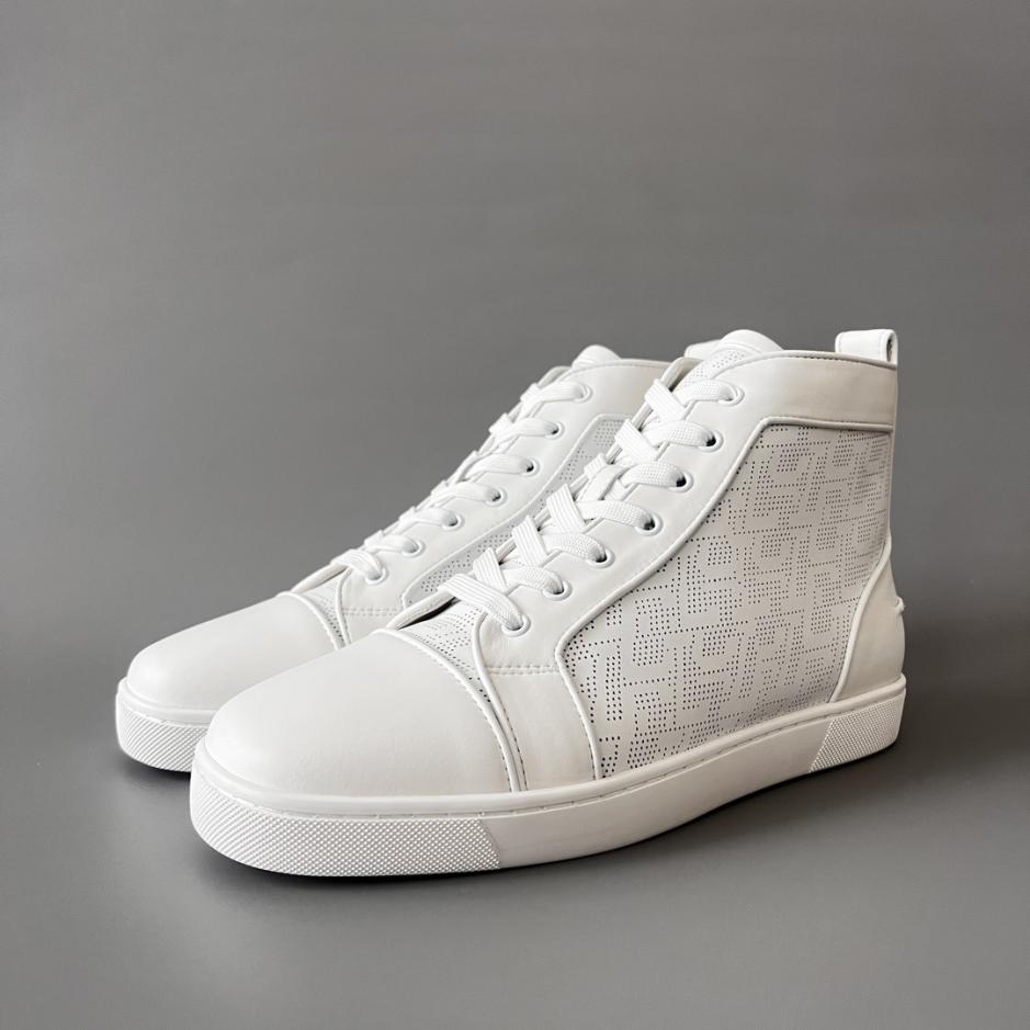repliche,replica,perfette,siti di,affidabili,migliori siti,dove comprare,1:1,scarpe da ginnastica Sneakers alte Christian Louboutin Lou Spikes, bianche con perforazioni (09GA4) repliche,replica,perfette,siti di,affidabili,migliori siti,dove comprare,1:1,scarpe da ginnastica Sneakers alte Christian Louboutin Lou Spikes, bianche con perforazioni (09GA4)