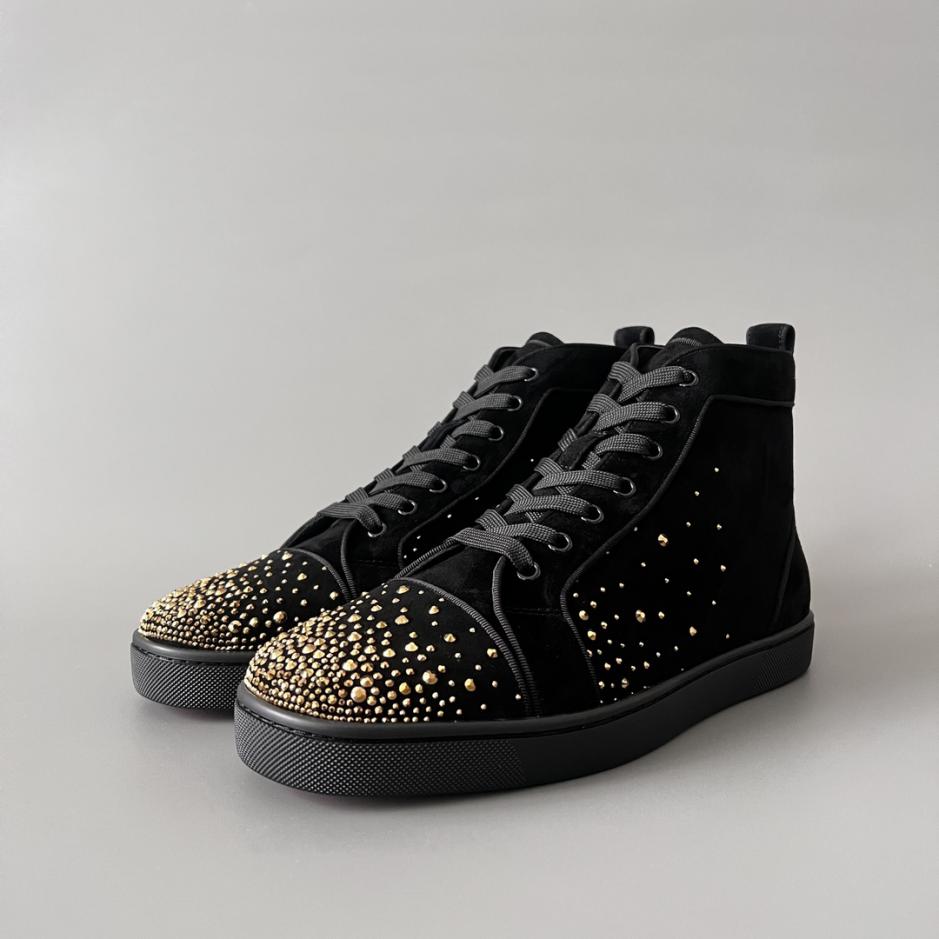 repliche,replica,perfette,siti di,affidabili,migliori siti,dove comprare,1:1,scarpe da ginnastica Sneakers alte Christian Louboutin Lou Spikes, nere e dorate con decorazioni in strass (O0WEO) repliche,replica,perfette,siti di,affidabili,migliori siti,dove comprare,1:1,scarpe da ginnastica Sneakers alte Christian Louboutin Lou Spikes, nere e dorate con decorazioni in strass (O0WEO)