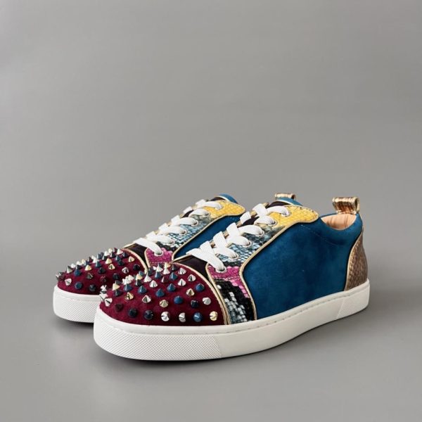 repliche,replica,perfette,siti di,affidabili,migliori siti,dove comprare,1:1,scarpe da ginnastica Sneakers basse Christian Louboutin Louis Junior Spikes (2KKH1)