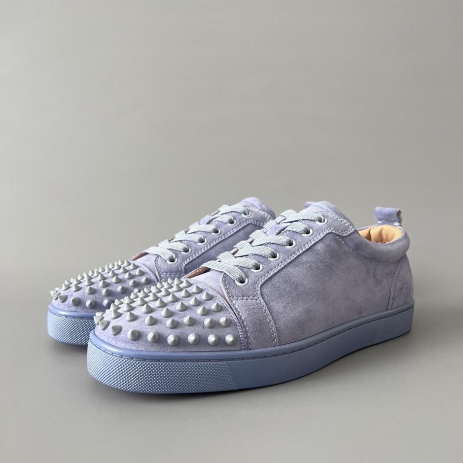 repliche,replica,perfette,siti di,affidabili,migliori siti,dove comprare,1:1,scarpe da ginnastica Sneakers basse con borchie Christian Louboutin Louis Junior Spikes in blu polvere (T1A2C) repliche,replica,perfette,siti di,affidabili,migliori siti,dove comprare,1:1,scarpe da ginnastica Sneakers basse con borchie Christian Louboutin Louis Junior Spikes in blu polvere (T1A2C)