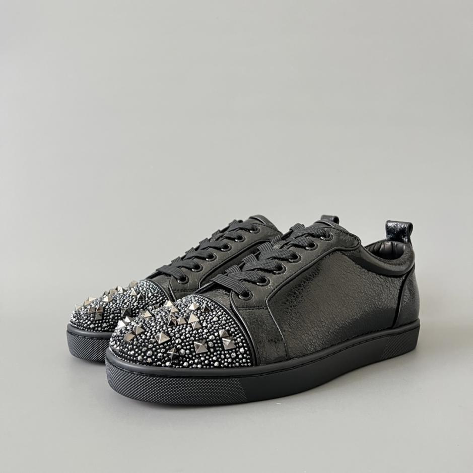repliche,replica,perfette,siti di,affidabili,migliori siti,dove comprare,1:1,scarpe da ginnastica Sneakers basse con borchie Christian Louboutin Louis Junior Spikes, nere con motivo craquelé (FE1DT) repliche,replica,perfette,siti di,affidabili,migliori siti,dove comprare,1:1,scarpe da ginnastica Sneakers basse con borchie Christian Louboutin Louis Junior Spikes, nere con motivo craquelé (FE1DT)