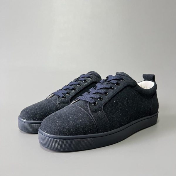repliche,replica,perfette,siti di,affidabili,migliori siti,dove comprare,1:1,scarpe da ginnastica Sneakers basse Christian Louboutin Louis Junior, blu scuro (44KEW)