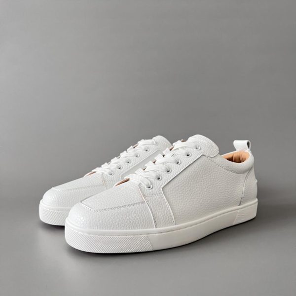 repliche,replica,perfette,siti di,affidabili,migliori siti,dove comprare,1:1,scarpe da ginnastica Sneakers basse Christian Louboutin Louis Junior, bianche (HHQUH)