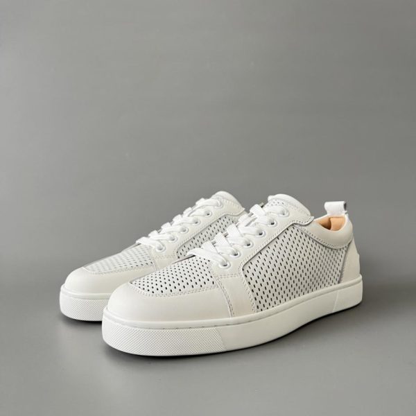 Sneakers basse Christian Louboutin Louis Junior, bianche (ZZMN6)