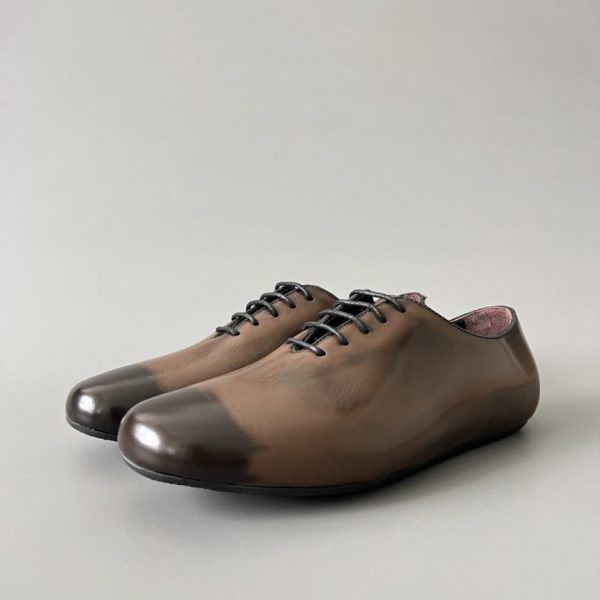Mocassini slip-on in pelle PRADA Mocassini da uomo Marrone (ED3F7)
