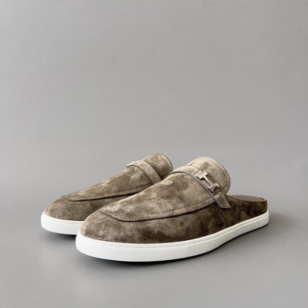 repliche,replica,perfette,siti di,affidabili,migliori siti,dove comprare,1:1,scarpe da ginnastica HERMES Likely Likely Mule slip-on in pelle di capra con punta tonda (KYFHA)