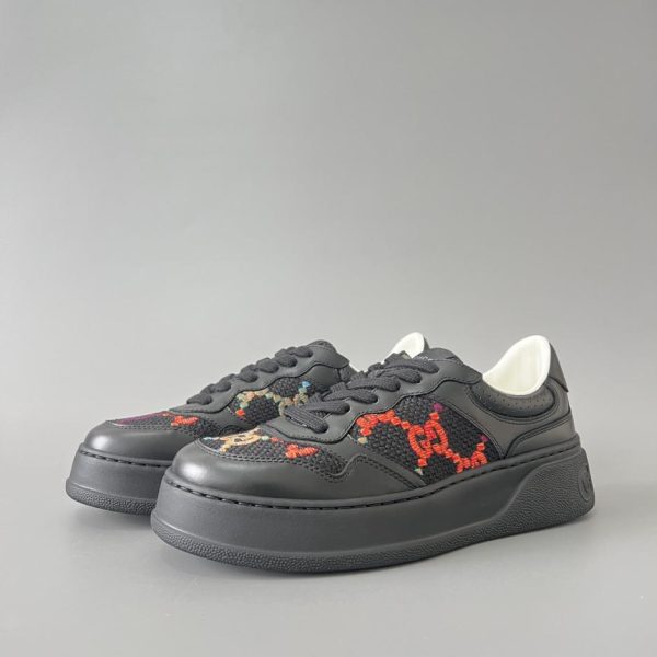 repliche,replica,perfette,siti di,affidabili,migliori siti,dove comprare,1:1,scarpe da ginnastica Scarpe Gucci Chunky B GG nere color biscotto da uomo (4(FGEJE))
