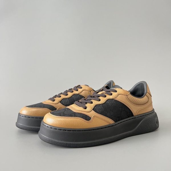 repliche,replica,perfette,siti di,affidabili,migliori siti,dove comprare,1:1,scarpe da ginnastica Scarpe GUCCI GG Supermen marrone biscotto da uomo (4G-1(MI5V6))