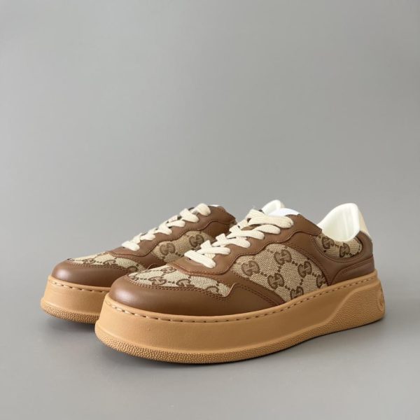 repliche,replica,perfette,siti di,affidabili,migliori siti,dove comprare,1:1,scarpe da ginnastica Scarpe Gucci Chunky BGG marroni biscotto per coppie (JY2KS)