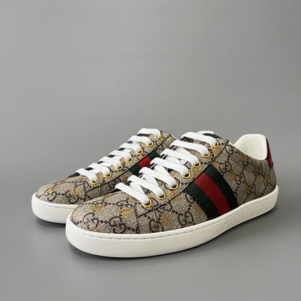 repliche,replica,perfette,siti di,affidabili,migliori siti,dove comprare,1:1,scarpe da ginnastica Sneakers Gucci Ace con monogramma e ape, stile unisex (BBUDM)