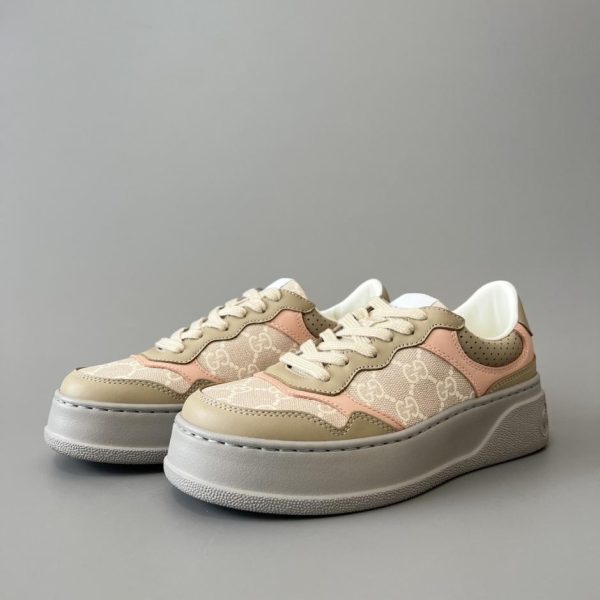 repliche,replica,perfette,siti di,affidabili,migliori siti,dove comprare,1:1,scarpe da ginnastica Scarpe GUCCI GG Supermen rosa biscotto da donna (HB1K9)
