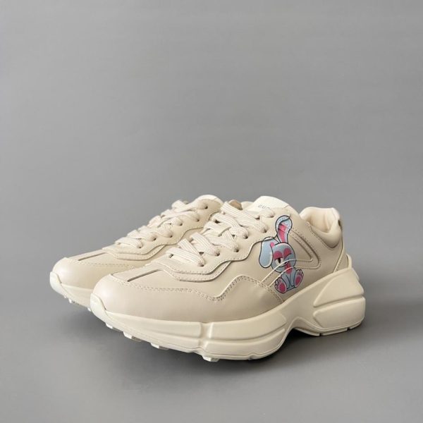 repliche,replica,perfette,siti di,affidabili,migliori siti,dove comprare,1:1,scarpe da ginnastica Collezione Gucci Rhyton. Scarpe chunky con logo retrò da donna (R089R)