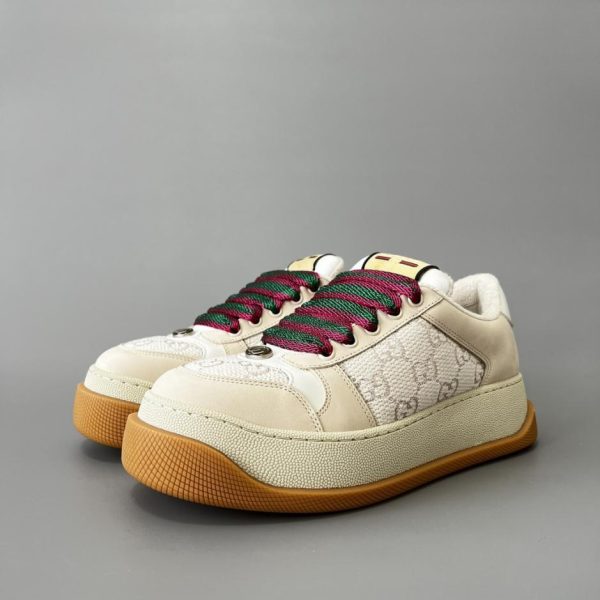 repliche,replica,perfette,siti di,affidabili,migliori siti,dove comprare,1:1,scarpe da ginnastica Gucci Screener Collection, peluche argentato scintillante, stile femminile di qualità (2ECI2)