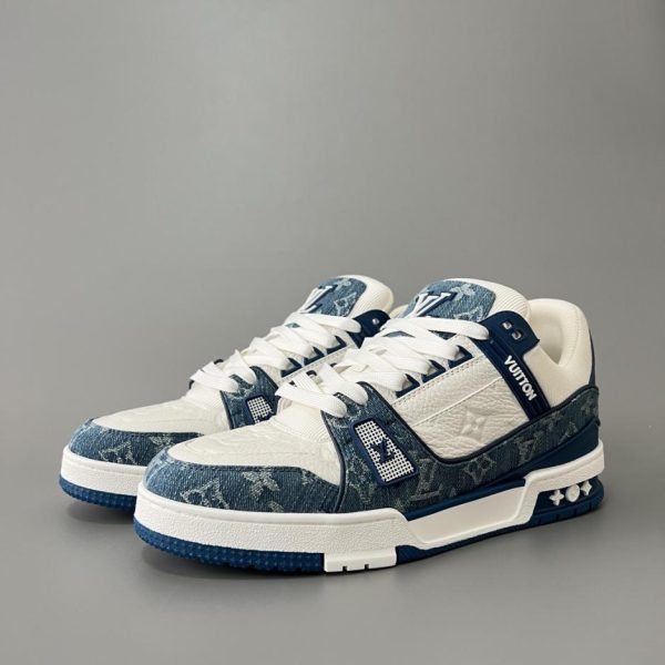repliche,replica,perfette,siti di,affidabili,migliori siti,dove comprare,1:1,scarpe da ginnastica Louis Vuitton Trainer, sneakers basse casual, unisex (taglia 42JAX)