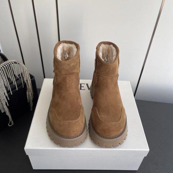 LOEWE 25SS Autunno/Inverno Nuovo Stile Stivali da Neve con Plateau (EQR4E)