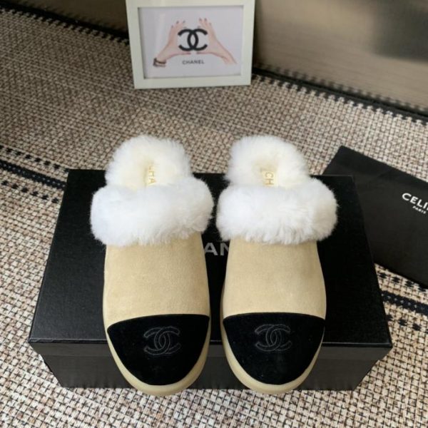 repliche,replica,perfette,siti di,affidabili,migliori siti,dove comprare,1:1,scarpe da ginnastica Pantofole pelose Chanel autunno/inverno (6FLJ2)