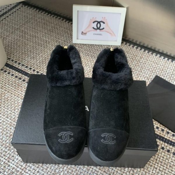 repliche,replica,perfette,siti di,affidabili,migliori siti,dove comprare,1:1,scarpe da ginnastica Stivaletti alla caviglia in pelliccia Chanel autunno/inverno ((0Q2WE))