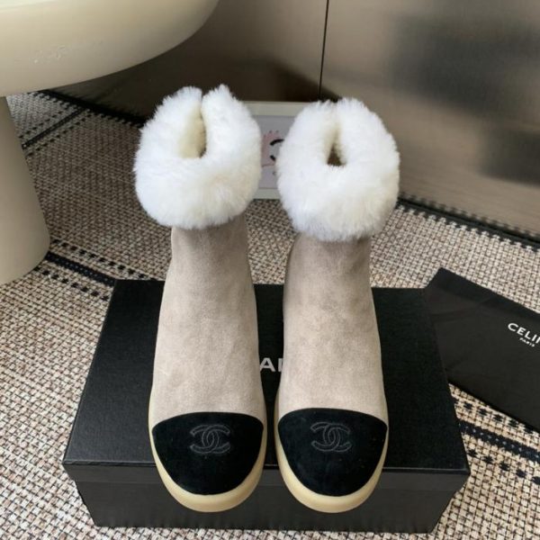 repliche,replica,perfette,siti di,affidabili,migliori siti,dove comprare,1:1,scarpe da ginnastica Stivaletti alla caviglia in pelliccia Chanel autunno/inverno ((X4N4V))
