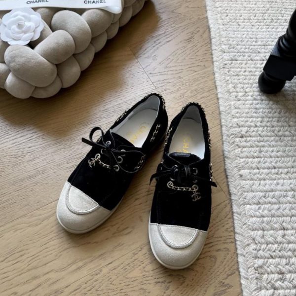 repliche,replica,perfette,siti di,affidabili,migliori siti,dove comprare,1:1,scarpe da ginnastica Le nuove scarpe casual con catena di Chanel, versione top di gamma (19YFN)