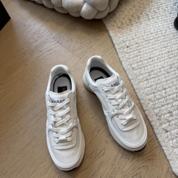 repliche,replica,perfette,siti di,affidabili,migliori siti,dove comprare,1:1,scarpe da ginnastica Chanel Silver Horn King Nuovo Design Versione Top-Tier (0LM7H)