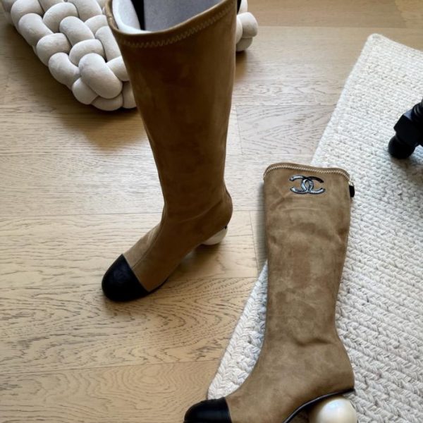 repliche,replica,perfette,siti di,affidabili,migliori siti,dove comprare,1:1,scarpe da ginnastica Stivali Chanel autunno/inverno nuovi con perle, versione di alta gamma (M931O)
