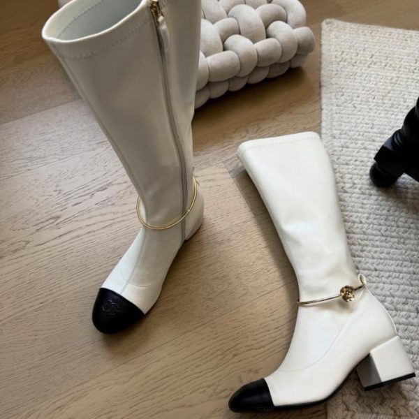 repliche,replica,perfette,siti di,affidabili,migliori siti,dove comprare,1:1,scarpe da ginnastica La nuova collezione di stivali alla caviglia e al ginocchio di Chanel, versione top di gamma (0NIQS)