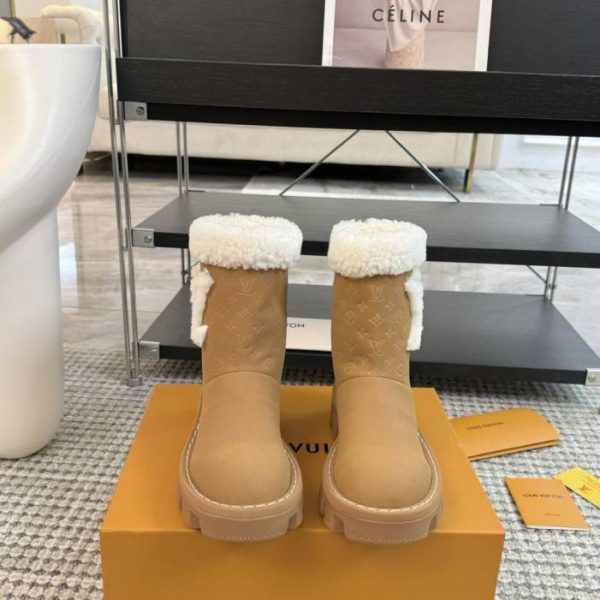 repliche,replica,perfette,siti di,affidabili,migliori siti,dove comprare,1:1,scarpe da ginnastica Stivali di lana nuova Louis Vuitton autunno/inverno di alta qualità (4AY7F)