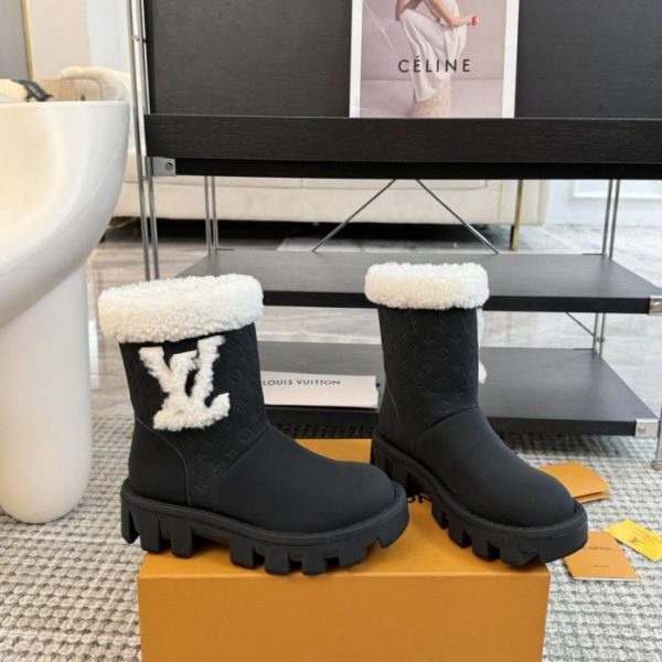 repliche,replica,perfette,siti di,affidabili,migliori siti,dove comprare,1:1,scarpe da ginnastica Stivali di lana nuova Louis Vuitton autunno/inverno di alta qualità (61536)