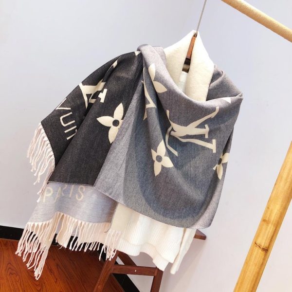 repliche,replica,perfette,siti di,affidabili,migliori siti,dove comprare,1:1,scarpe da ginnastica Sciarpa in cashmere sfumato LV (HJ9Z0)