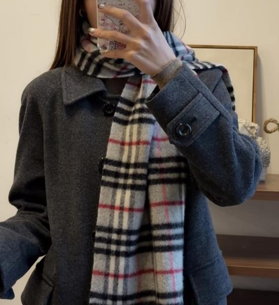 Sciarpa in cashmere Burberry New Style per uomo e donna (NJKIM)
