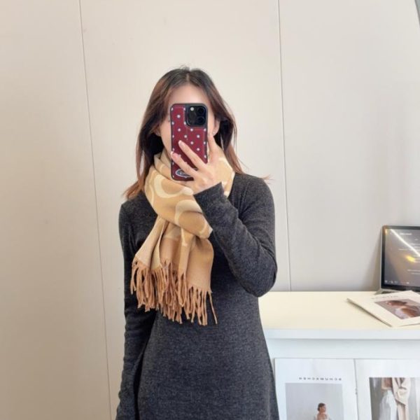 Sciarpa unisex in cashmere di alta qualità autunno/inverno Chanel (EFCVH)