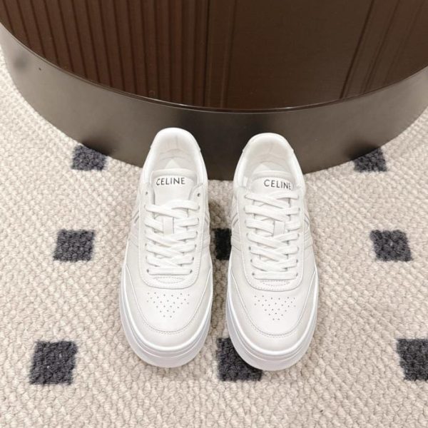 repliche,replica,perfette,siti di,affidabili,migliori siti,dove comprare,1:1,scarpe da ginnastica Le nuove sneakers classiche bianche con plateau di 5 cm di Celine (ZA3M5)